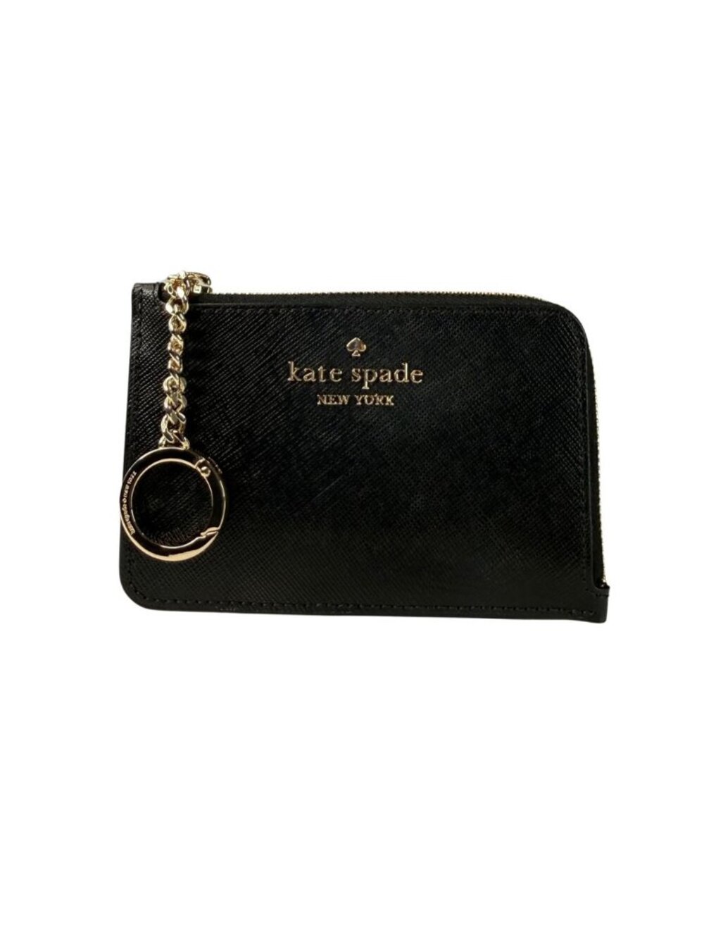 NWT Kate Spade Madison Saffiano Leather Medium L-Zip Card Holder MSRP C$169